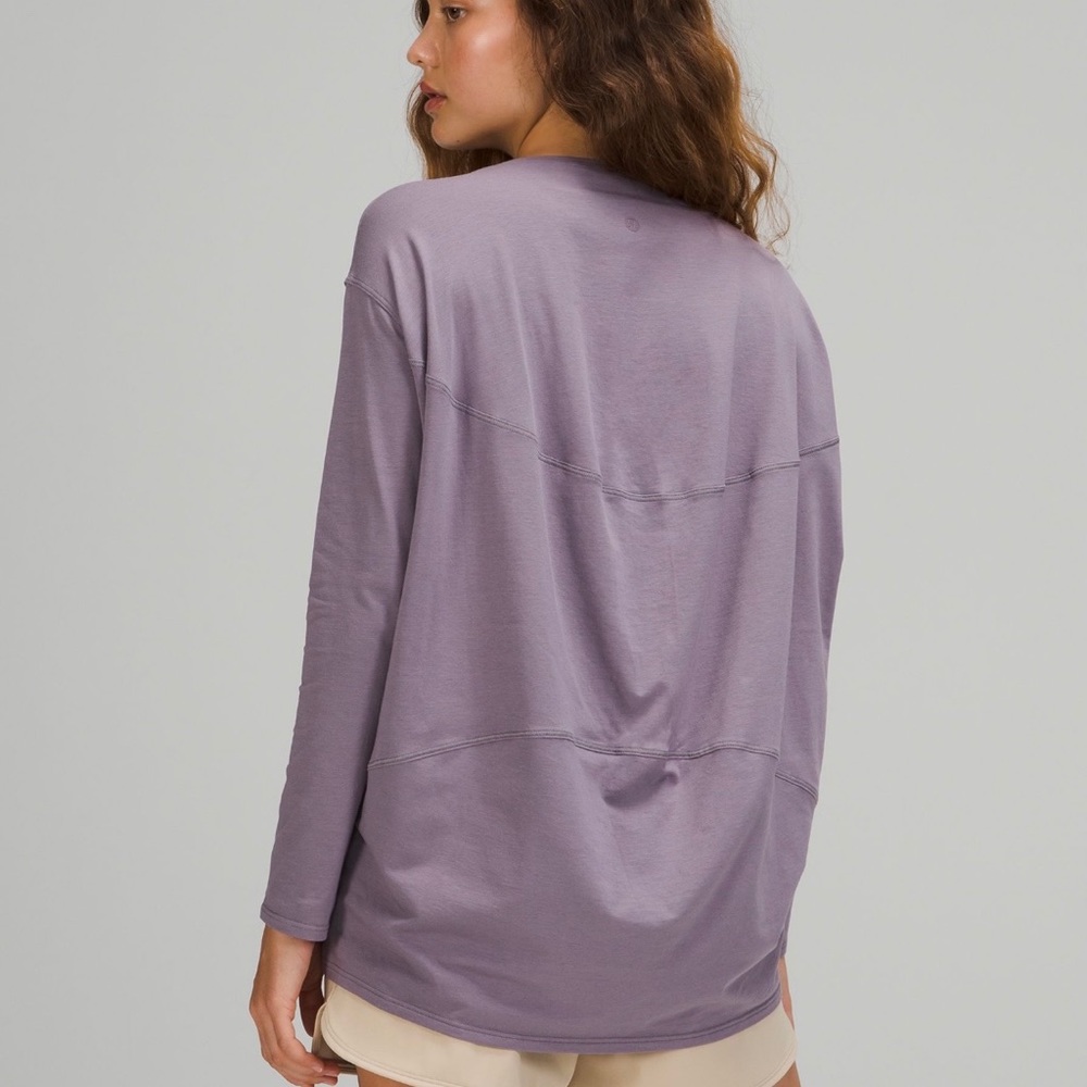 (LAST DAY!) NWT 💜RARE💜 Size 4 Lululemon Dusky Lavender Back In Action Long